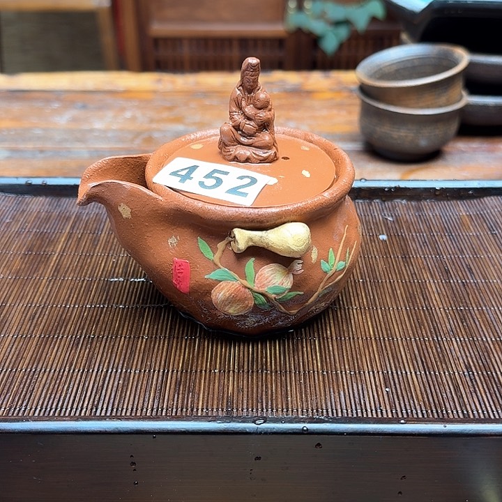纯手工制作粗陶茶具