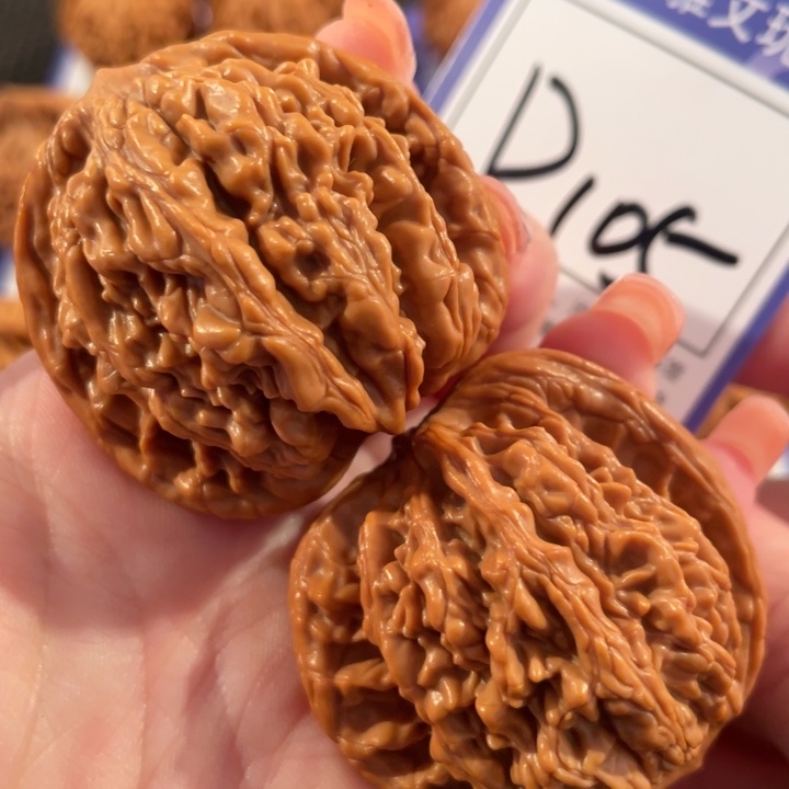 把件文玩核桃D105虎头43