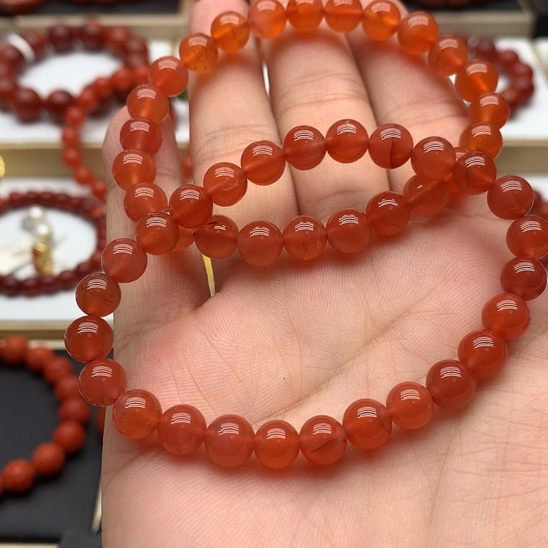 未镶嵌手链南红玛瑙