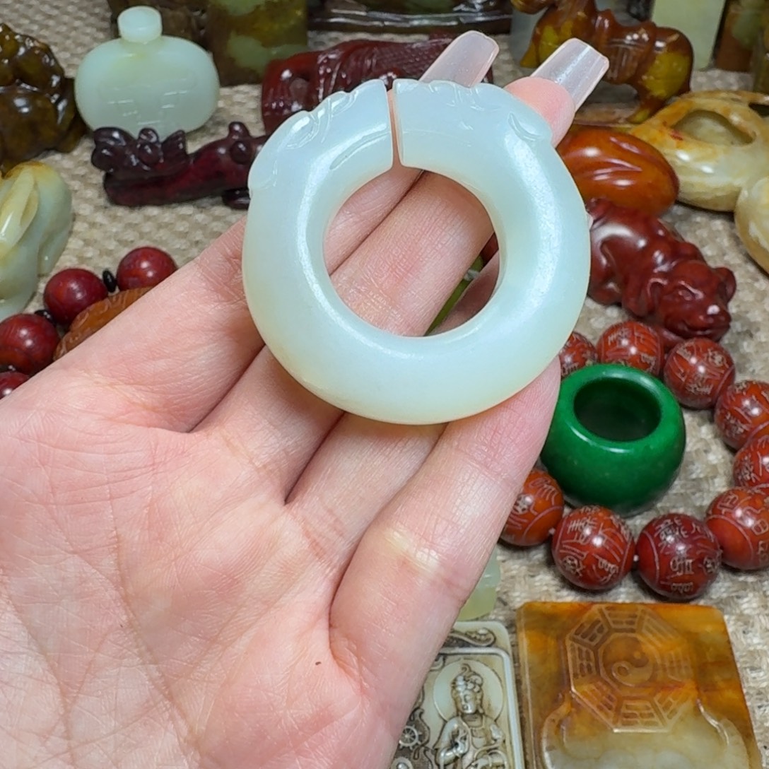 吊坠白玉菩提挂件