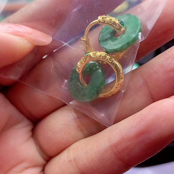 翡翠颈饰银S925镶嵌翡翠