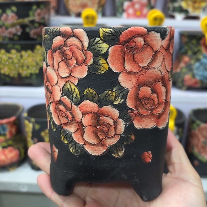 花盆内扣9高14左右