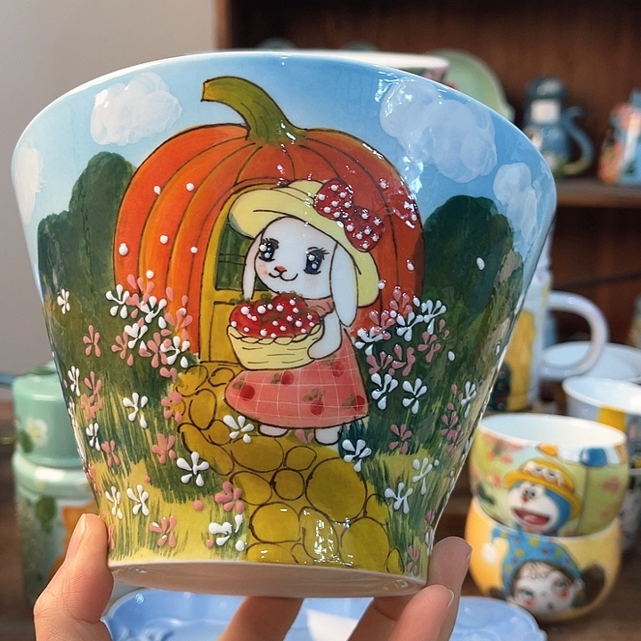 陶景德镇釉下手绘陶瓷 