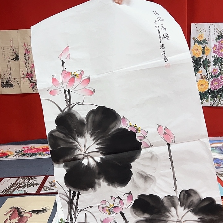 国画新年快乐新号加油