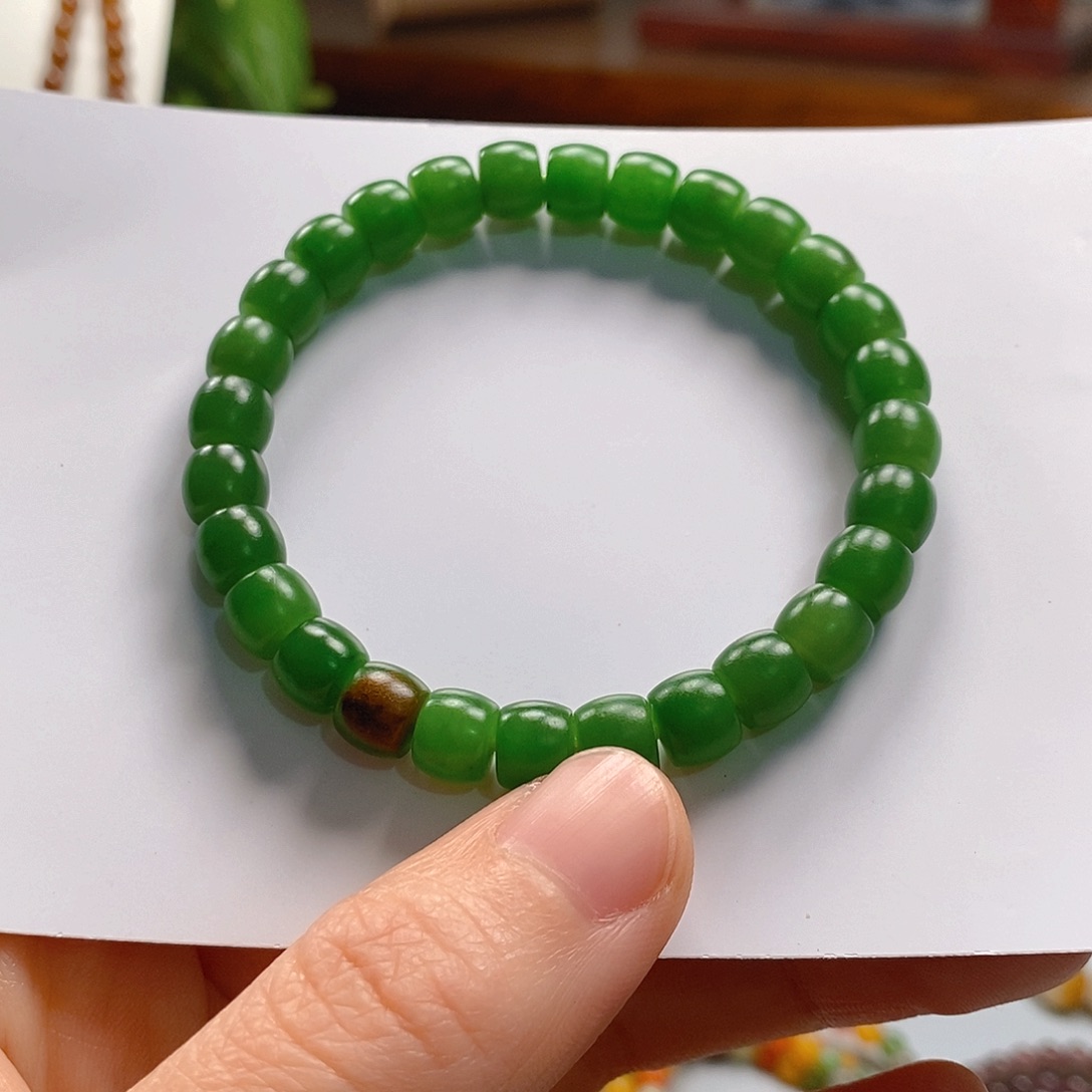 和田玉手串未镶嵌