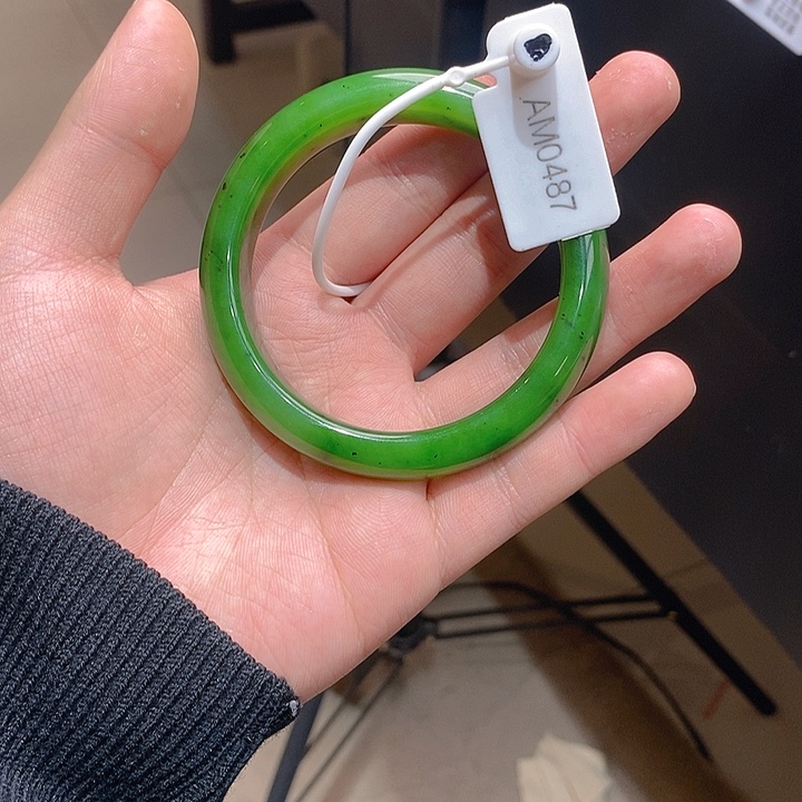 和田玉（碧玉）未镶嵌手镯