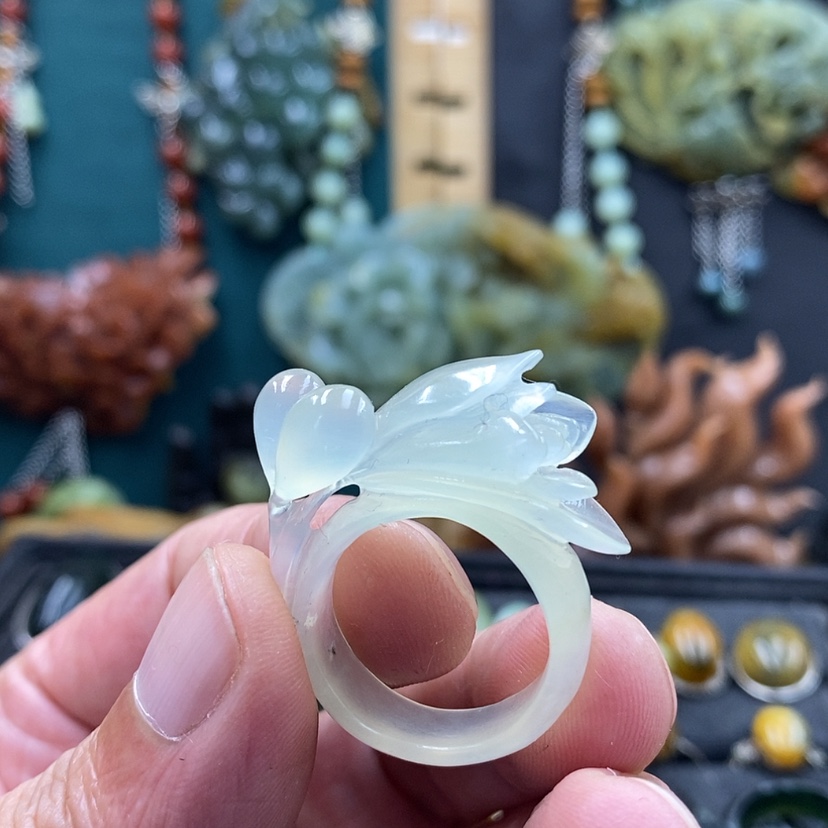 【闪购商品】未镶嵌岫玉戒指