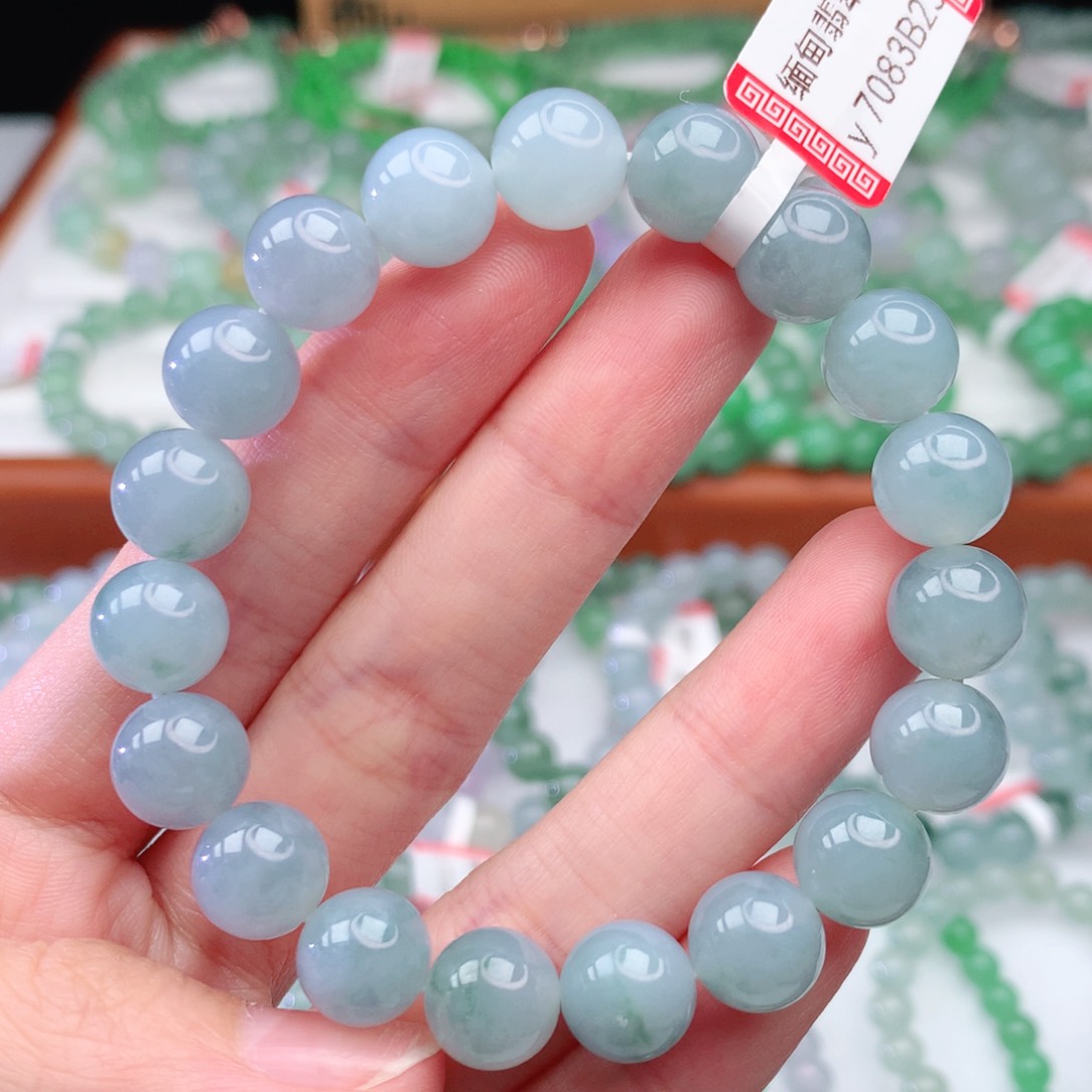翡翠手链未镶嵌翡翠10mm