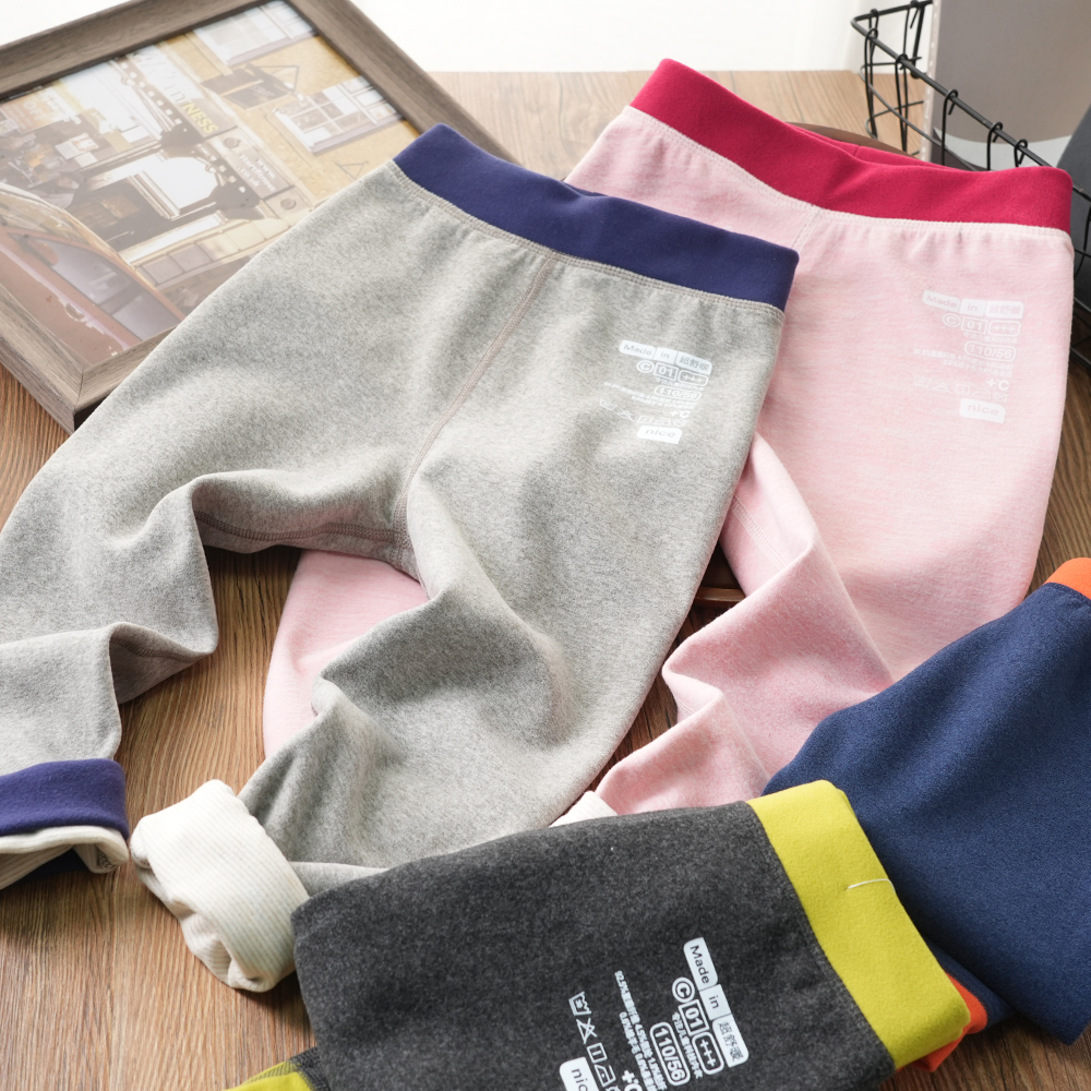  【磊杨家】2025秋季新款蚕丝羊毛保暖裤童装保暖裤-LY25113