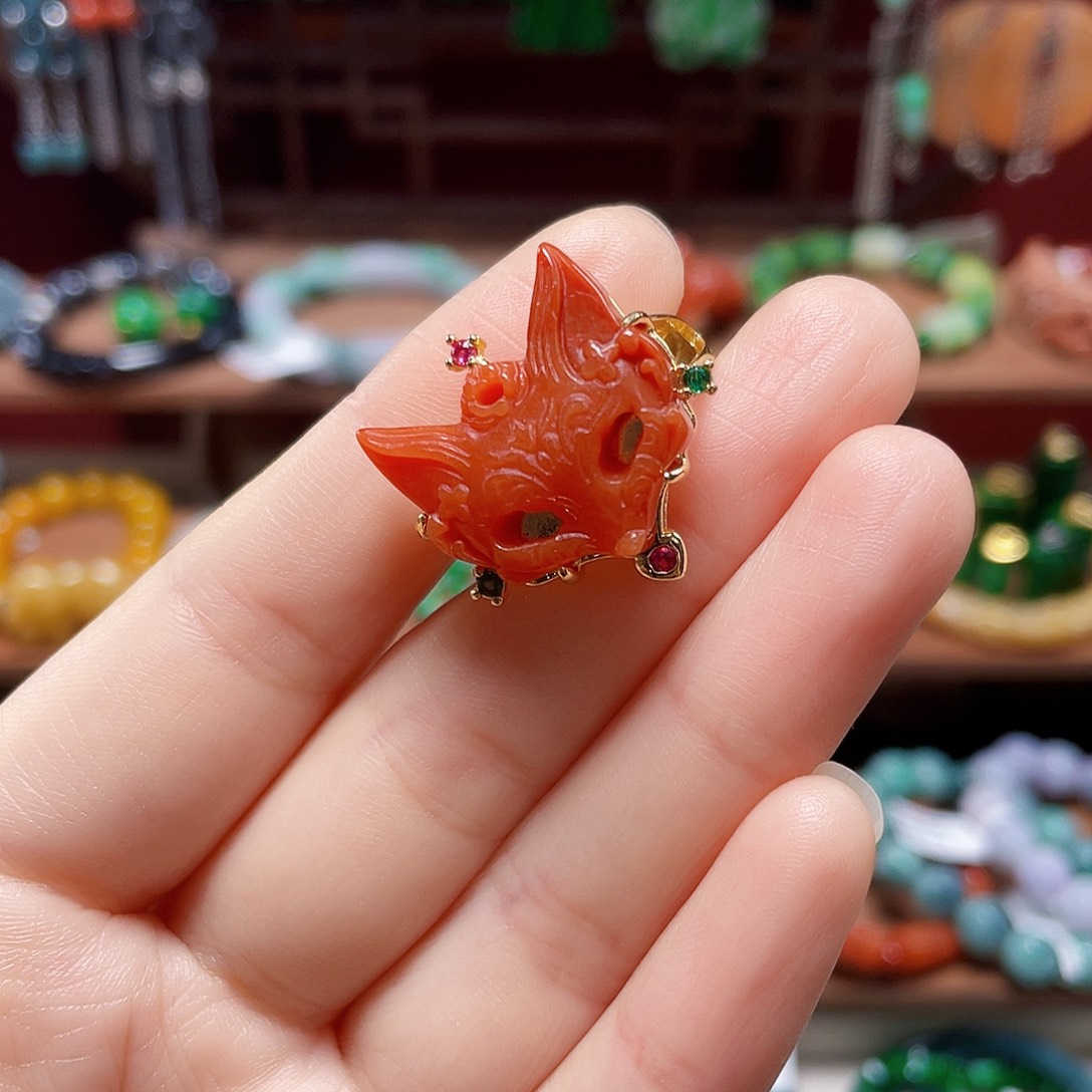 翡翠未镶嵌戒指饰品