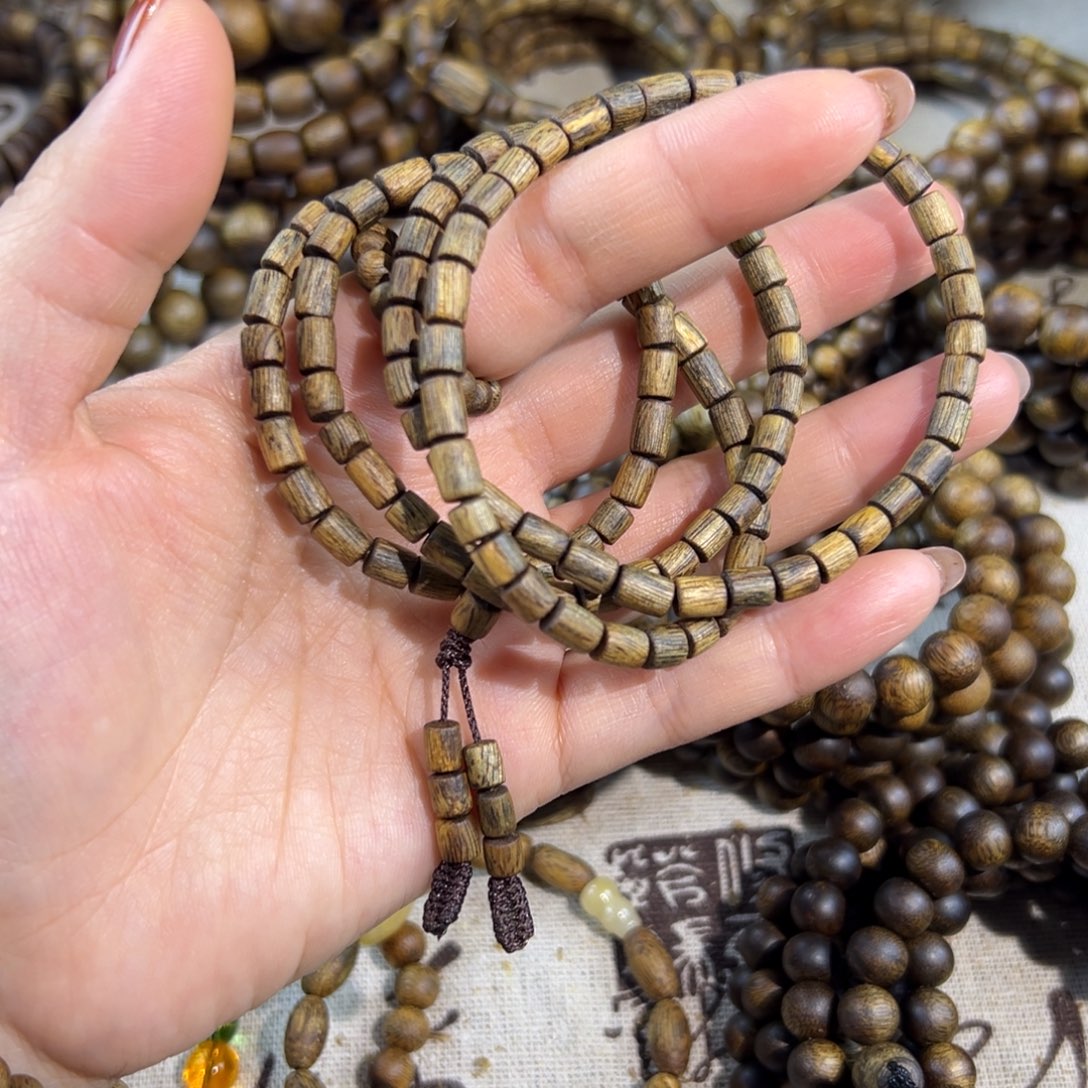 沉香碎屑沉香桶珠多圈10克