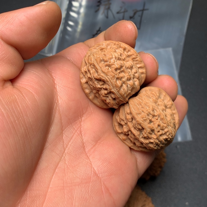 文玩核桃把件34白狮子91