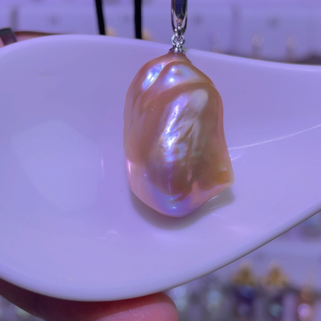 未镶嵌淡水珍珠天然淡水珍珠吊坠