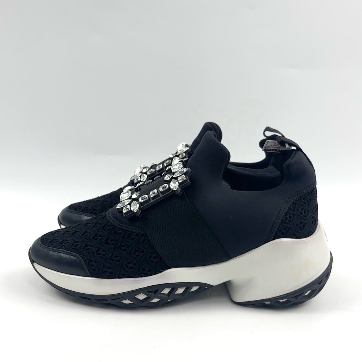 95新 Roger Vivier/罗杰·维威耶 37.5码 RV 运动鞋 95新 lm4464