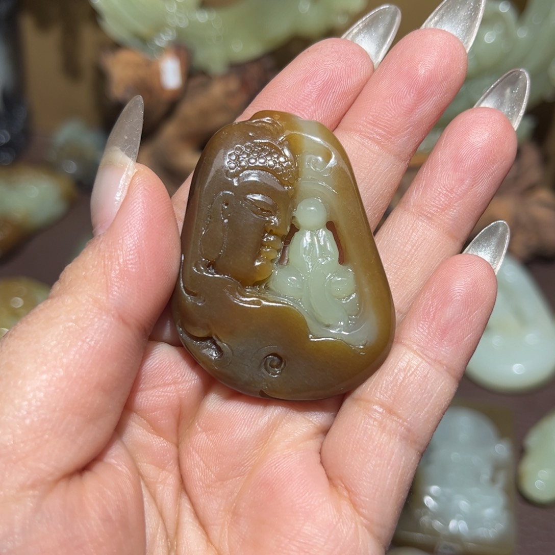 和田玉挂件未镶嵌