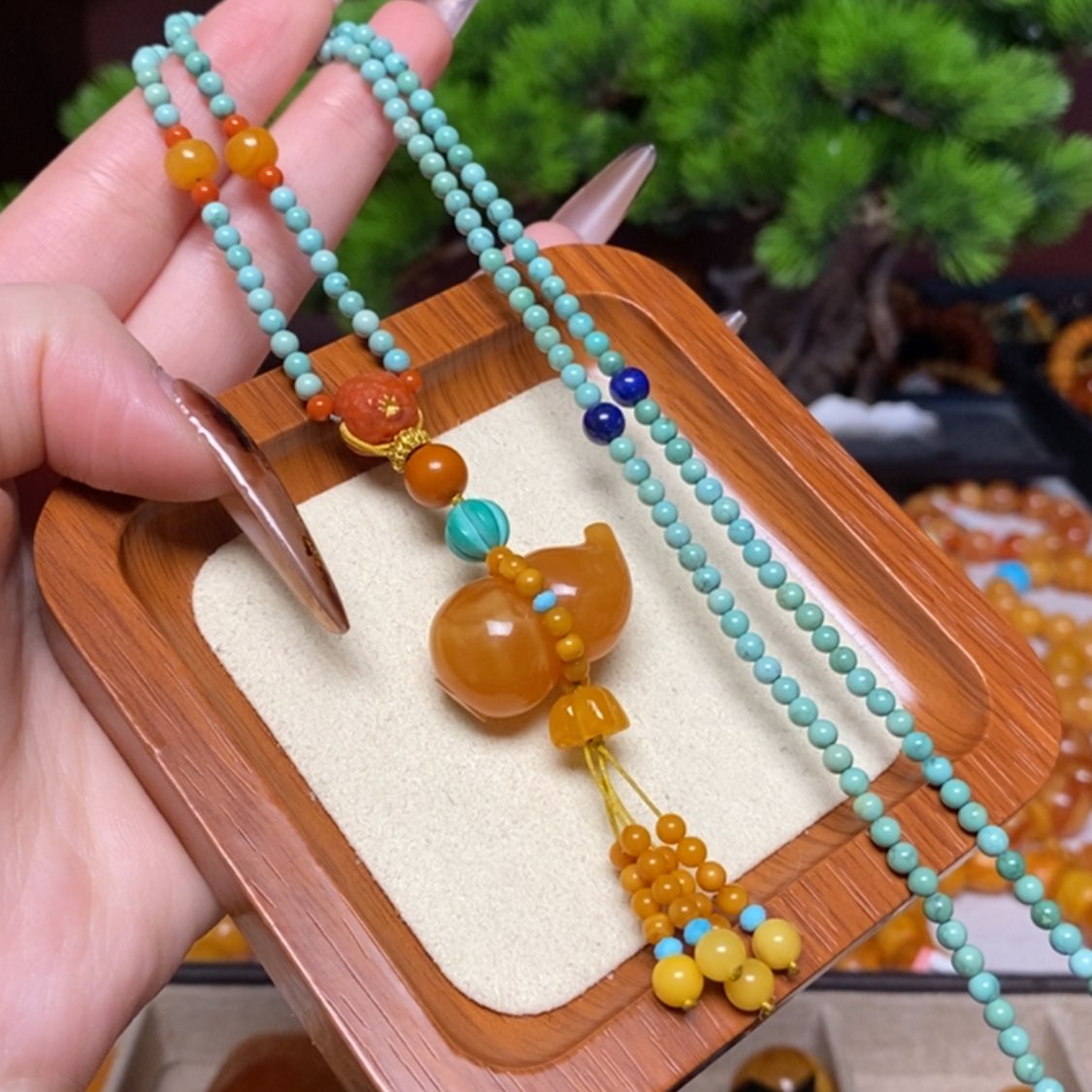 【闪购商品】蜜蜡颈饰未镶嵌项链