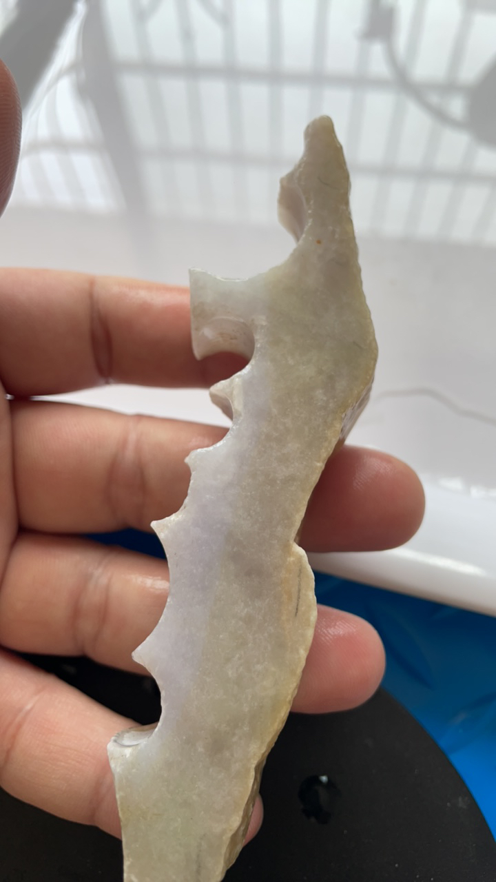 翡翠黄翡紫罗兰底边料