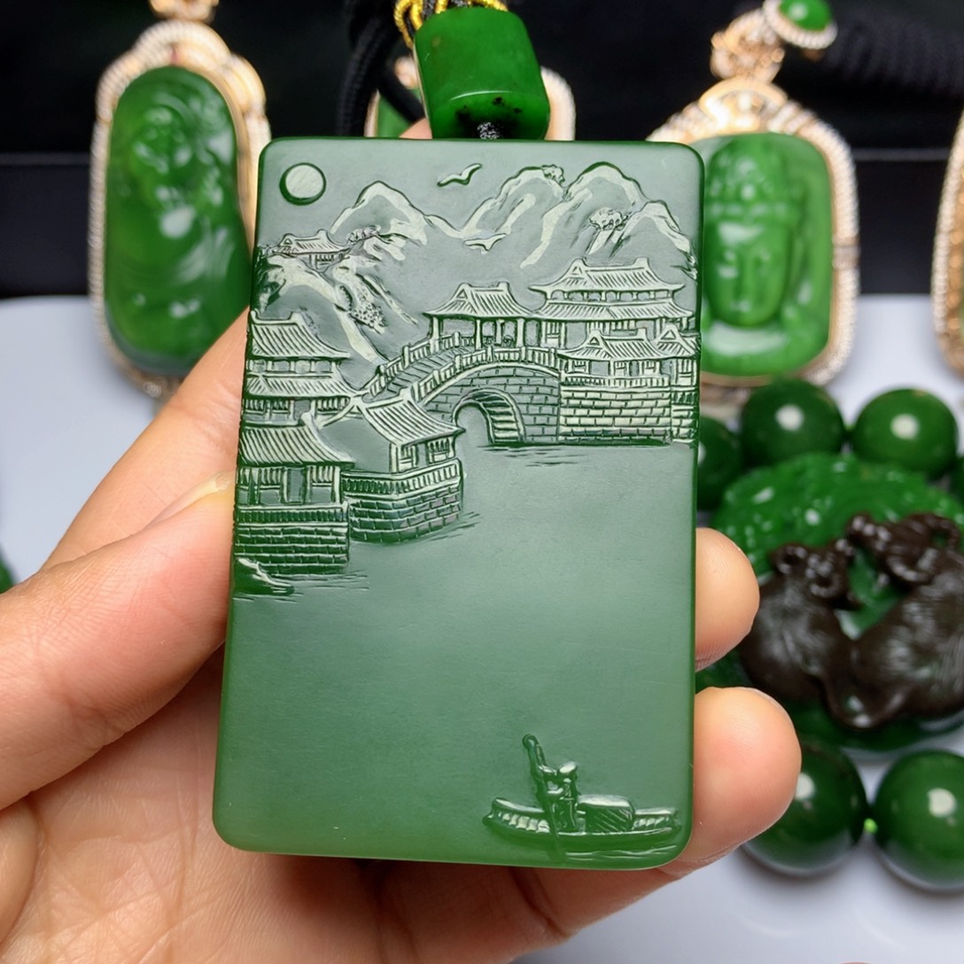 初***忆和田玉未镶嵌颈饰