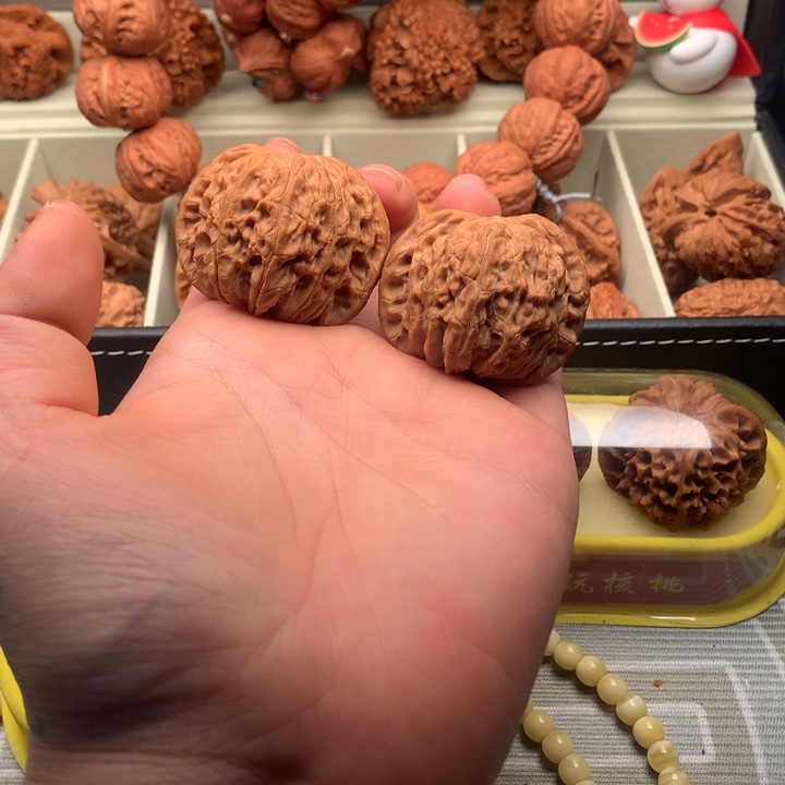 吊坠文玩核桃44尺寸全品蝴蝶磨盘