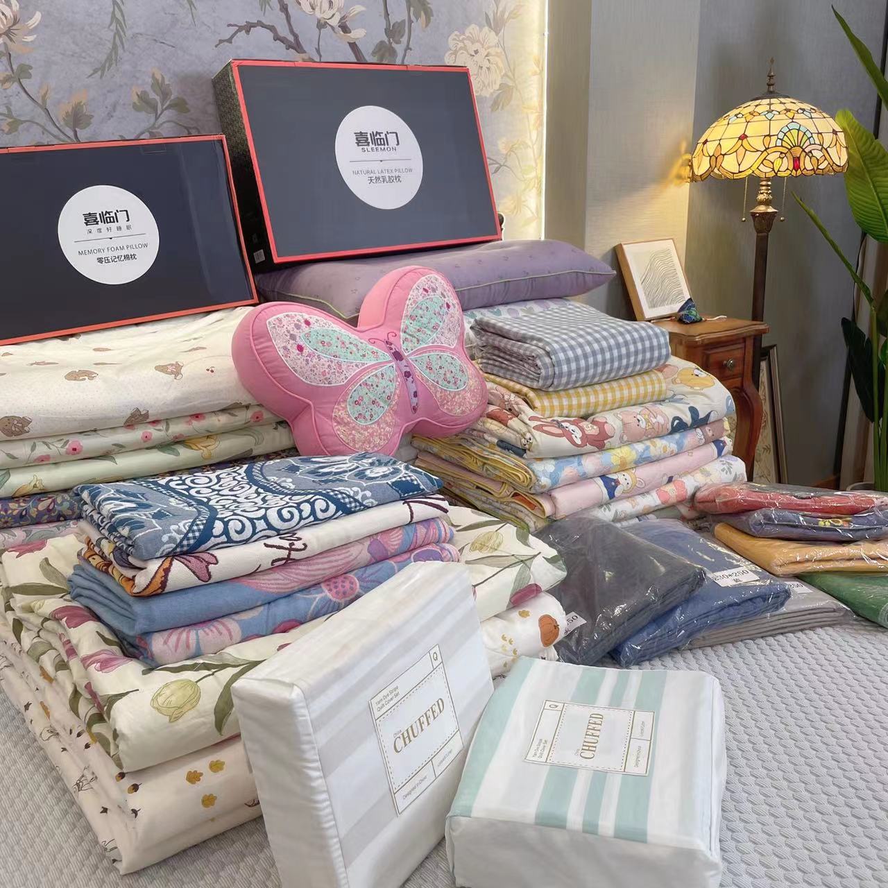 【雅趣】不限花色单床单 双层纱A类全棉240x250可机洗的单床单