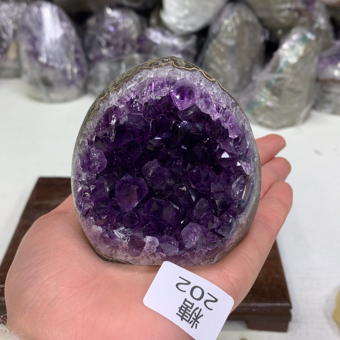 紫晶摆件未镶嵌水晶