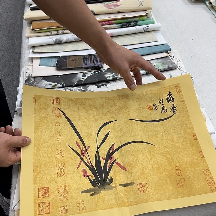国画纯手绘字画宣纸