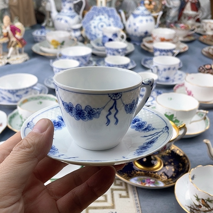 海外瓷器中古欧瓷小房子