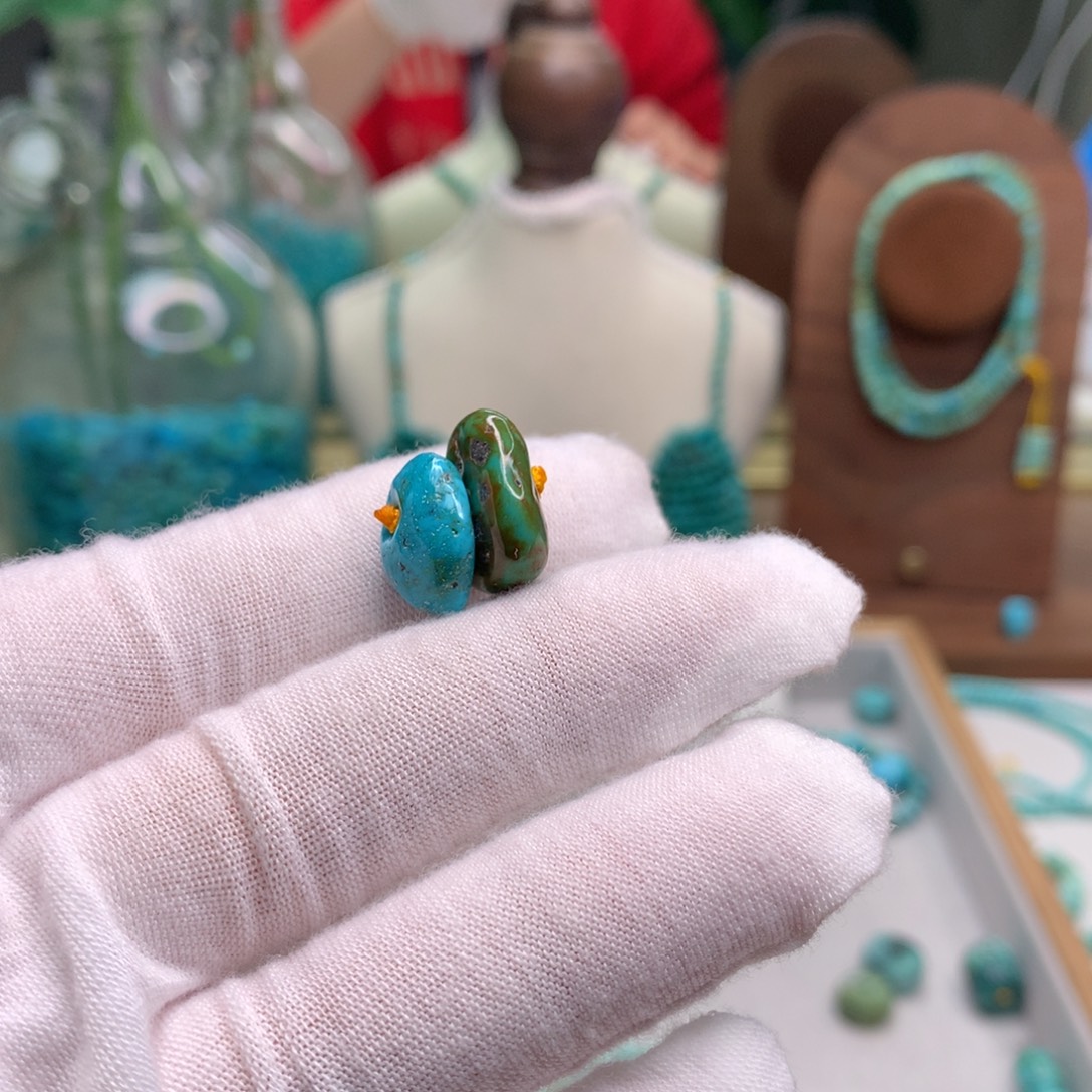 绿松石未镶嵌配饰