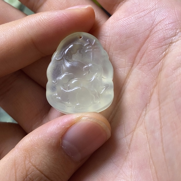 岫玉天然岫玉挂件未镶嵌