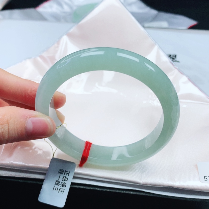 【闪购商品】翡翠手镯未镶嵌天然缅甸a货手镯57+