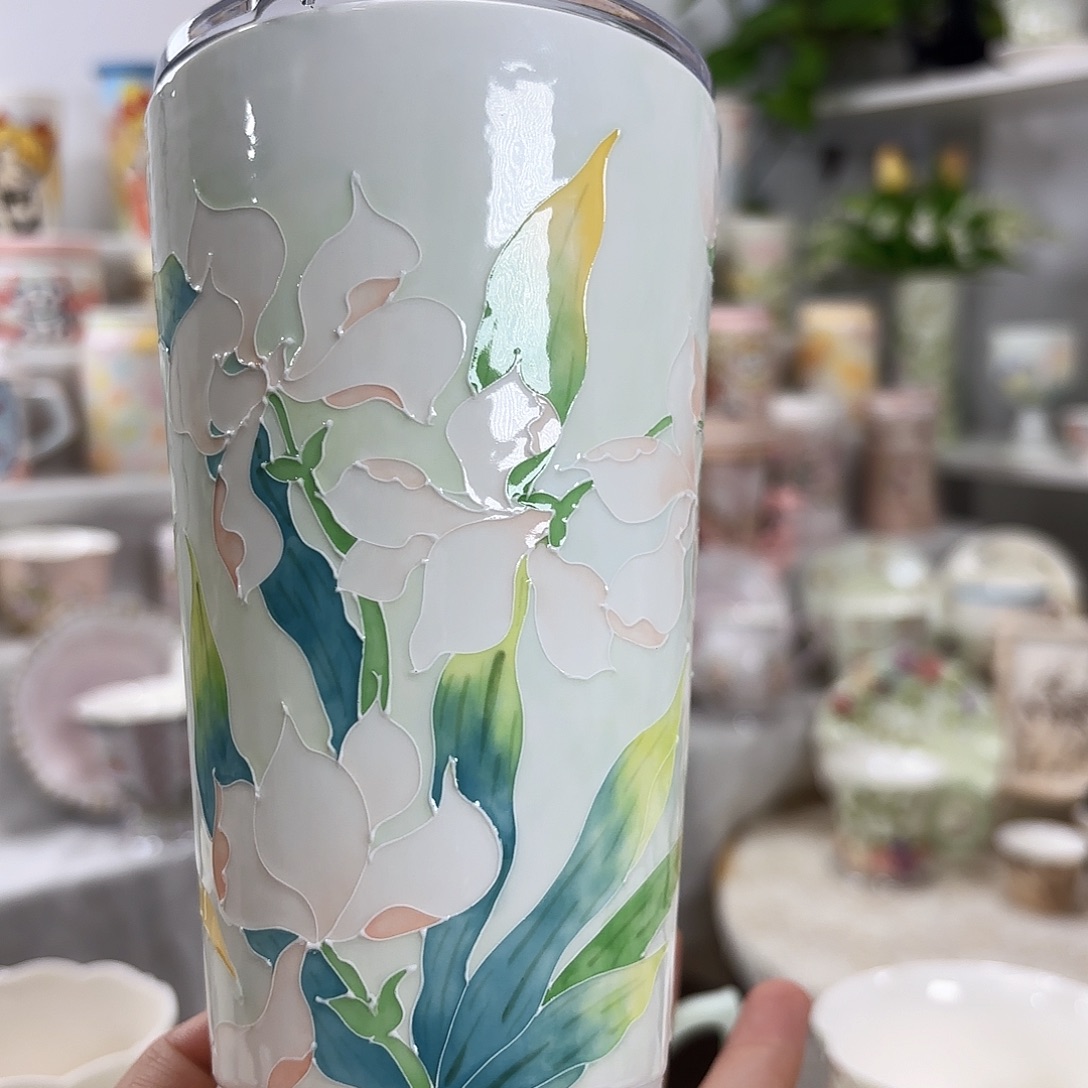 手绘创意高温釉下彩陶瓷