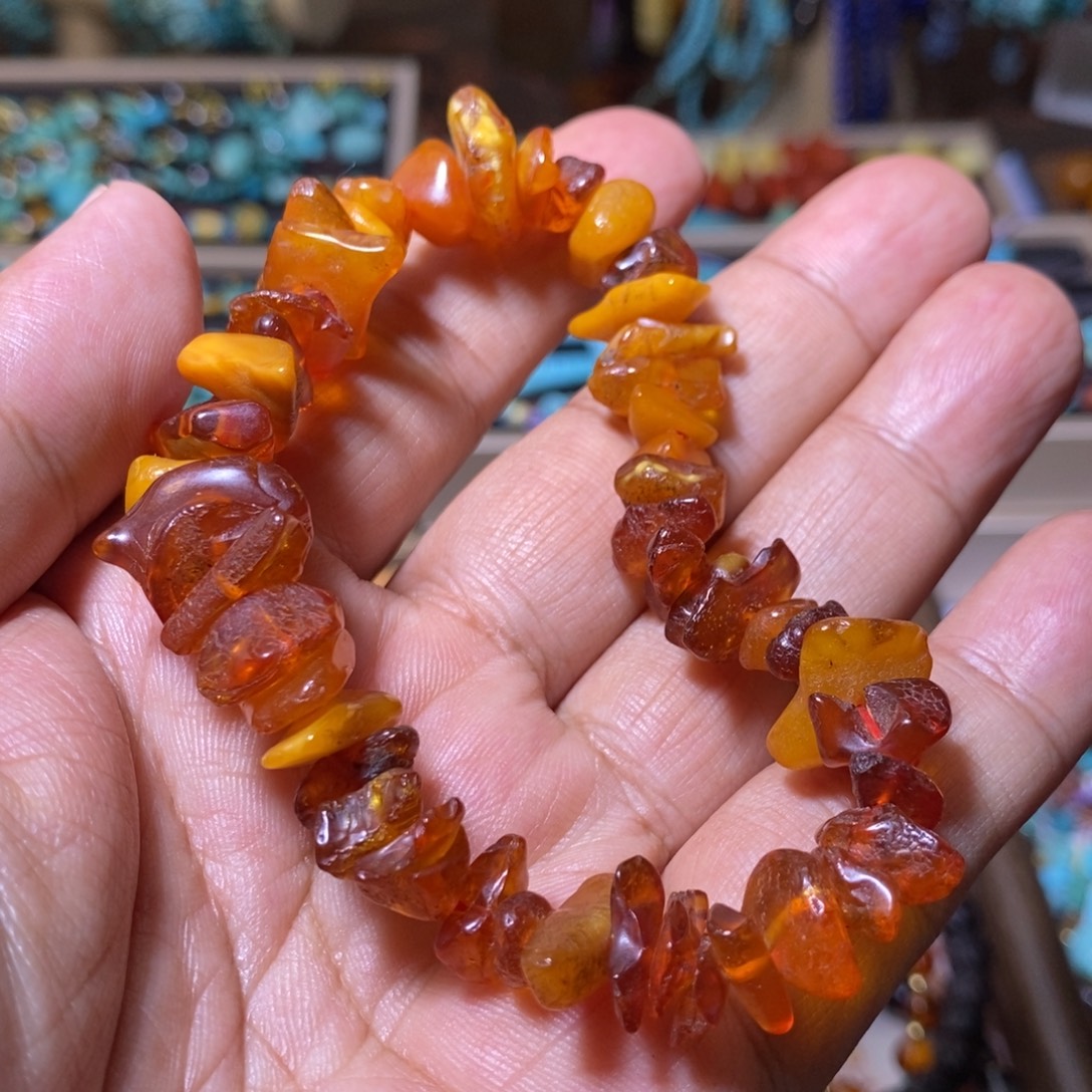 蜜蜡未镶嵌裸石配饰