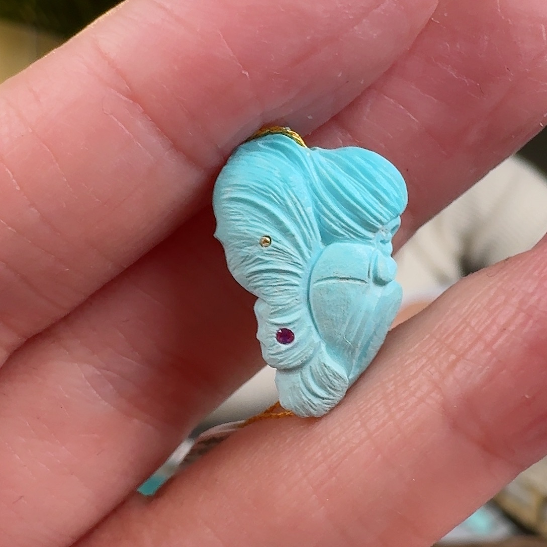 绿松石珠宝奇石未镶嵌