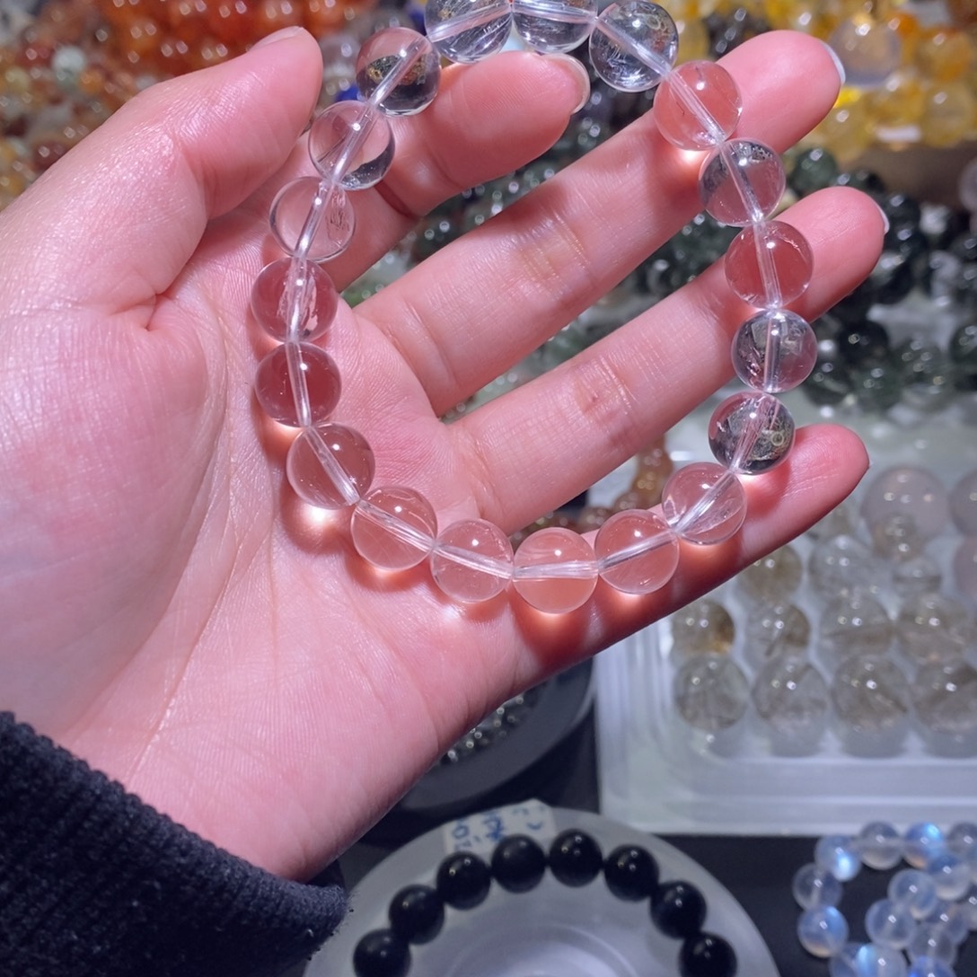 水晶手链未镶嵌白幽灵