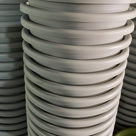 树脂四季6号灰白带托7套微瑕