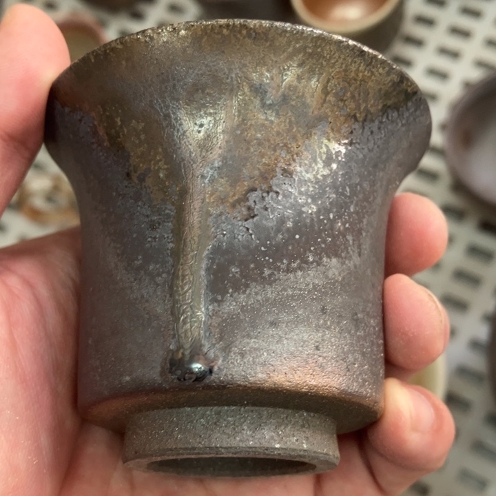 柴烧杯子宝瓶大放漏