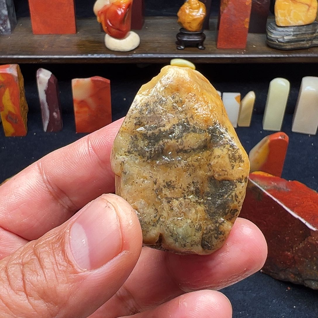 寿山石印石聽*者寿山石