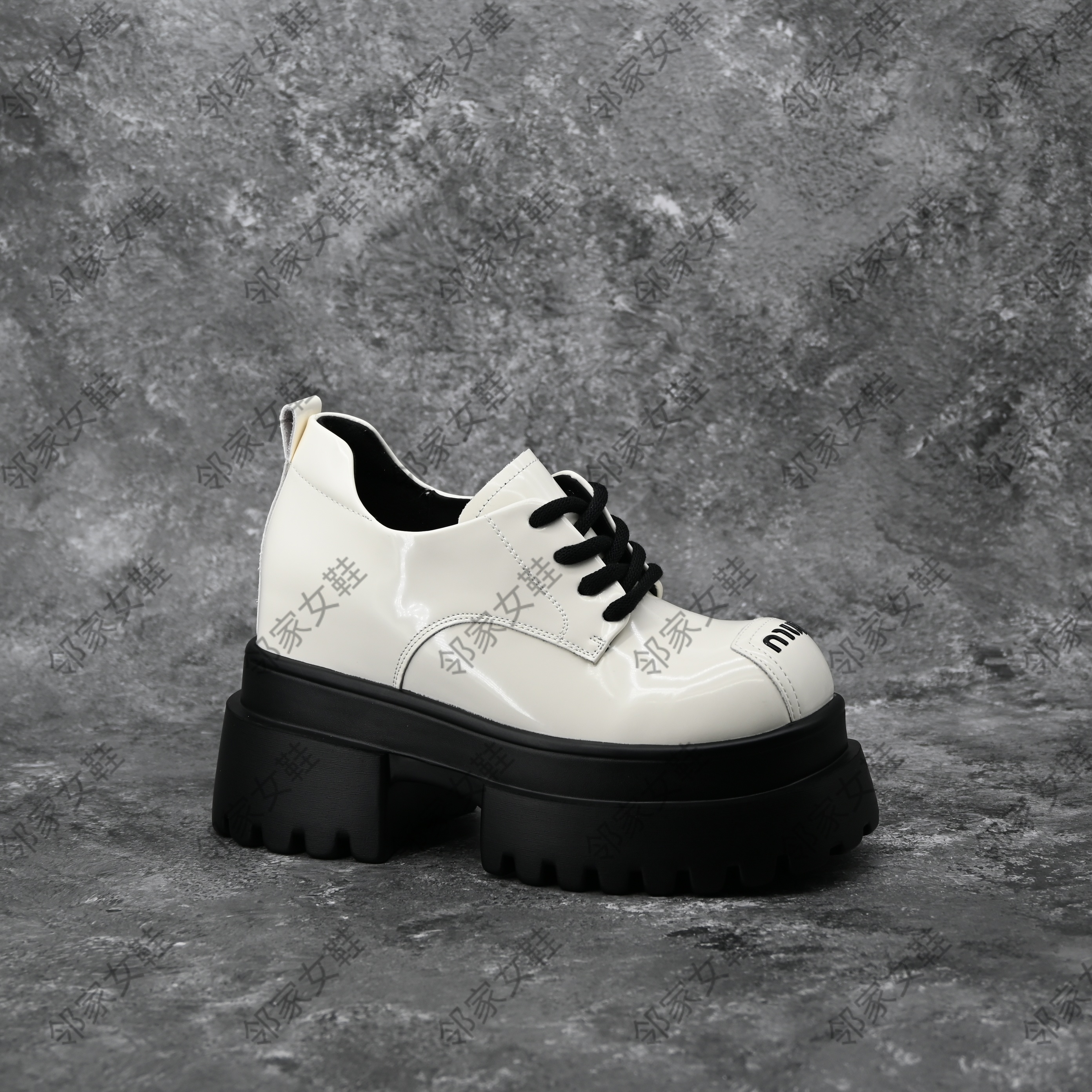 【新品】厚底内增高11公分乐福鞋2025春季新款真皮英伦风百搭女鞋