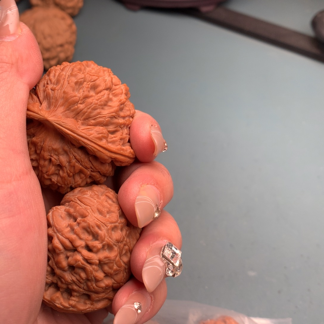 文玩核桃把件水龙4445