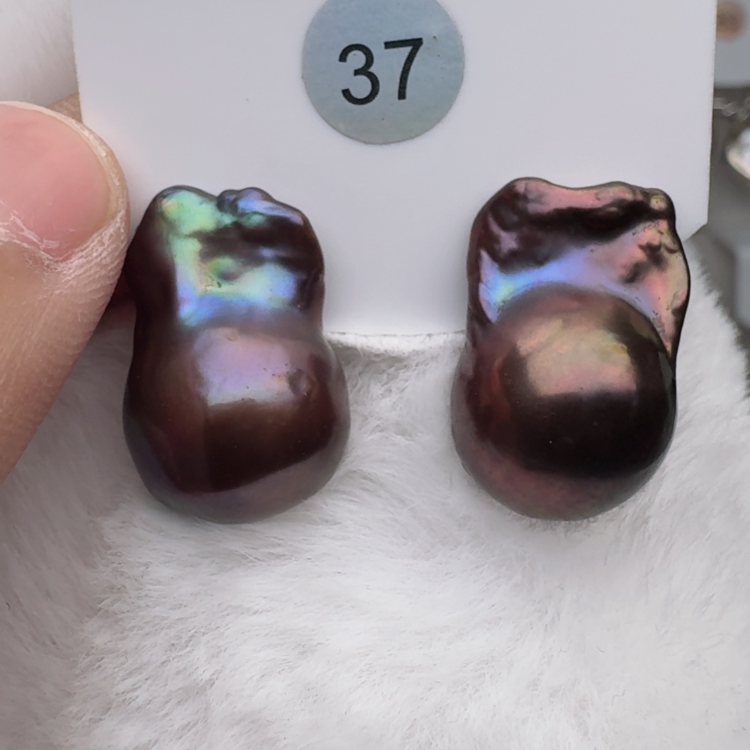 淡水珍珠未镶嵌耳饰