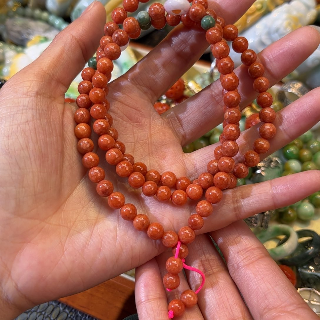 翡翠颈饰未镶嵌待编款