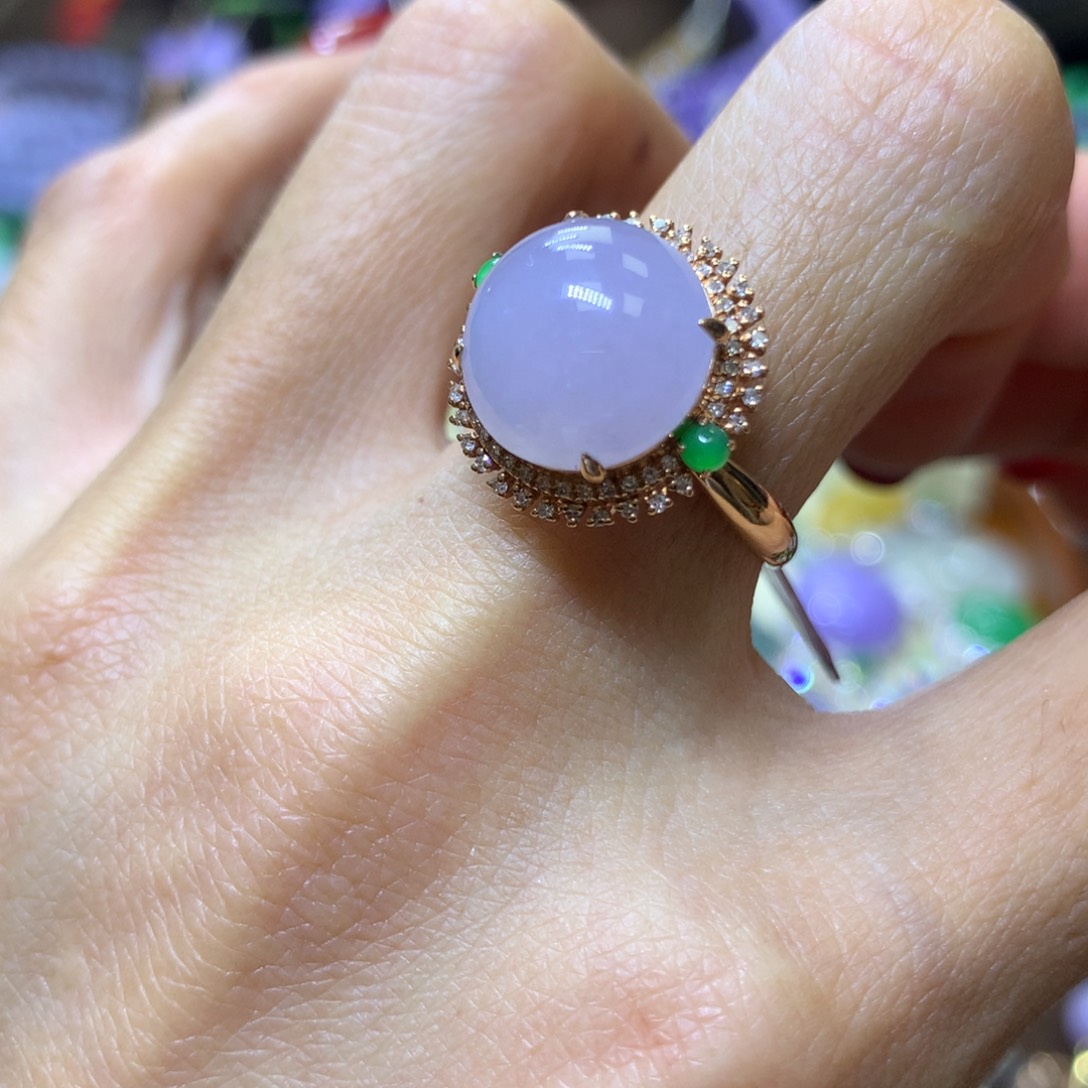 【闪购商品】翡翠颈饰18K金镶嵌翡翠