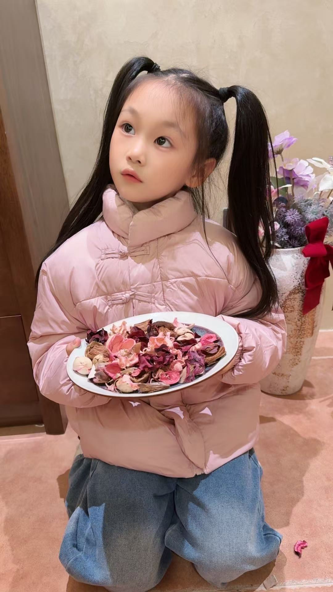 【蜜糖～菠萝自制冬季第一场】女童外套【桃夭暖云】99016