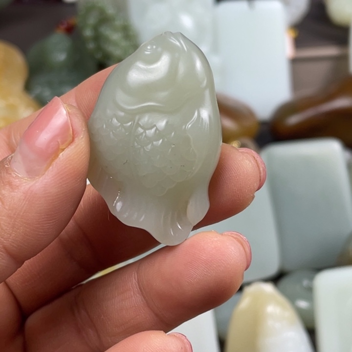 和田玉（糖玉）颈饰未镶嵌