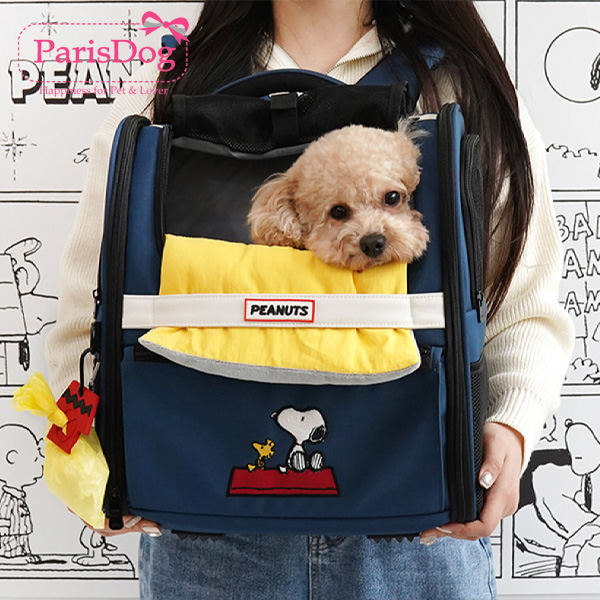 韩国【parisdog】韩国品牌史努比猫狗宠物包双肩包登机包