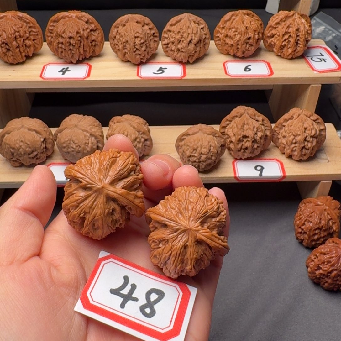 把件文玩核桃磨盘37尺