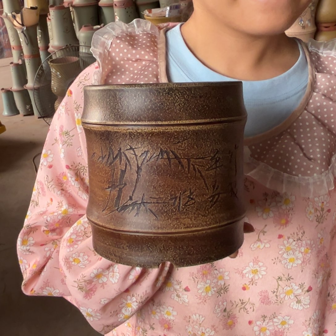 宜兴川阁紫砂花盆单个