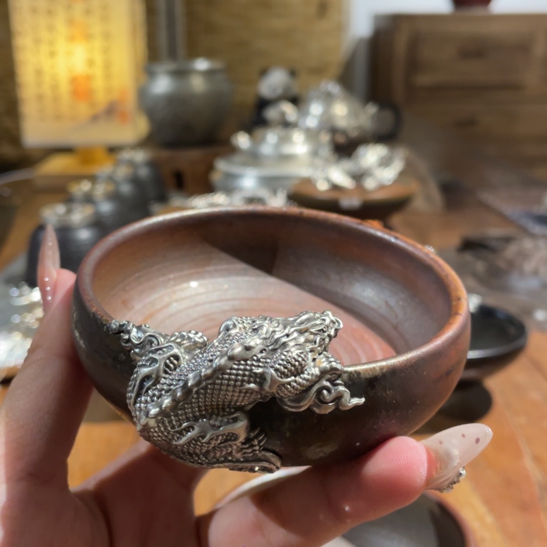 顺丰快递包邮茶空间 貔貅杯1