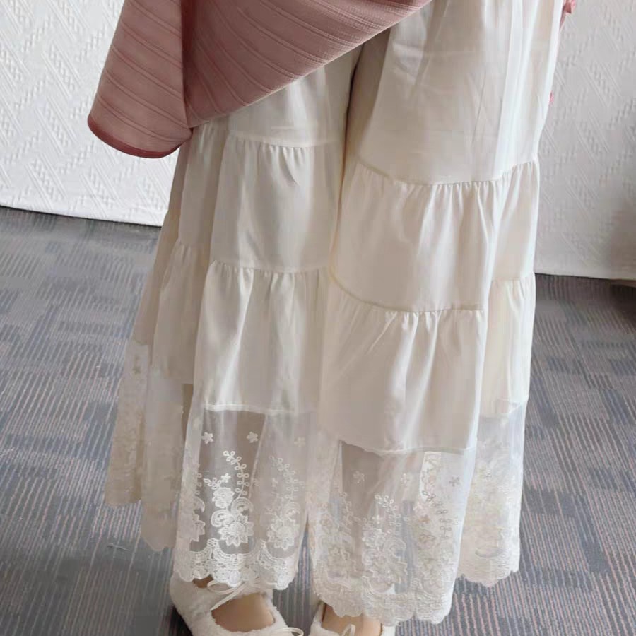 百搭衬裤 旗袍打底内搭衬裤无静电2025新款蕾丝花边叠穿气质少女