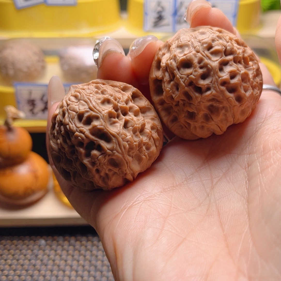 文玩核桃把件大团圆